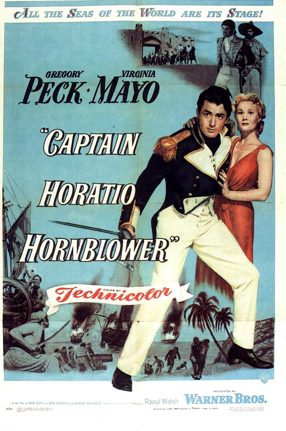 Image result for CAPTAIN HORATIO HORNBLOWER 1951 movie