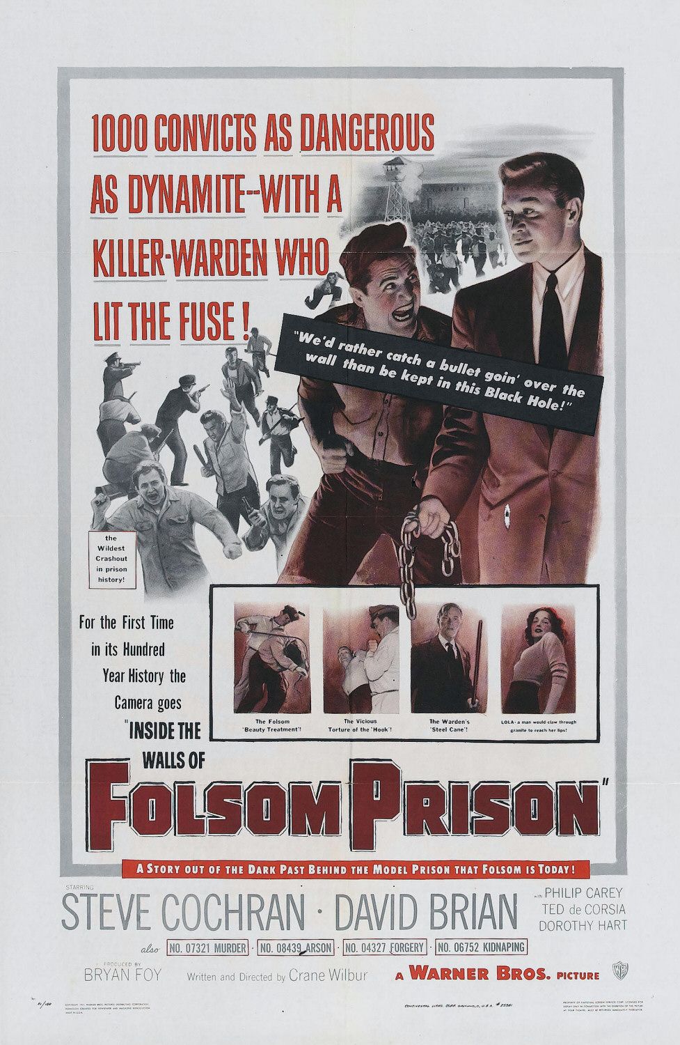 Extra Large Movie Poster Image for Inside the Walls of Folsom Prison 
