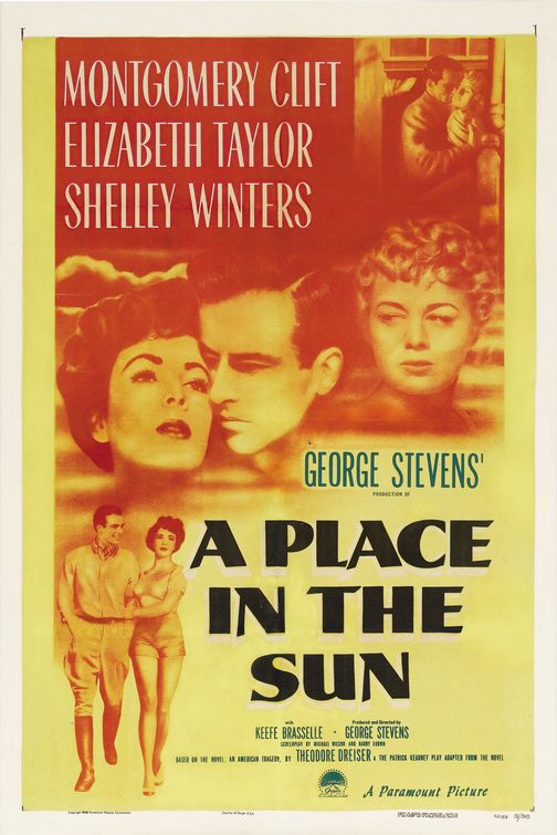 A Place in the Sun Movie Poster