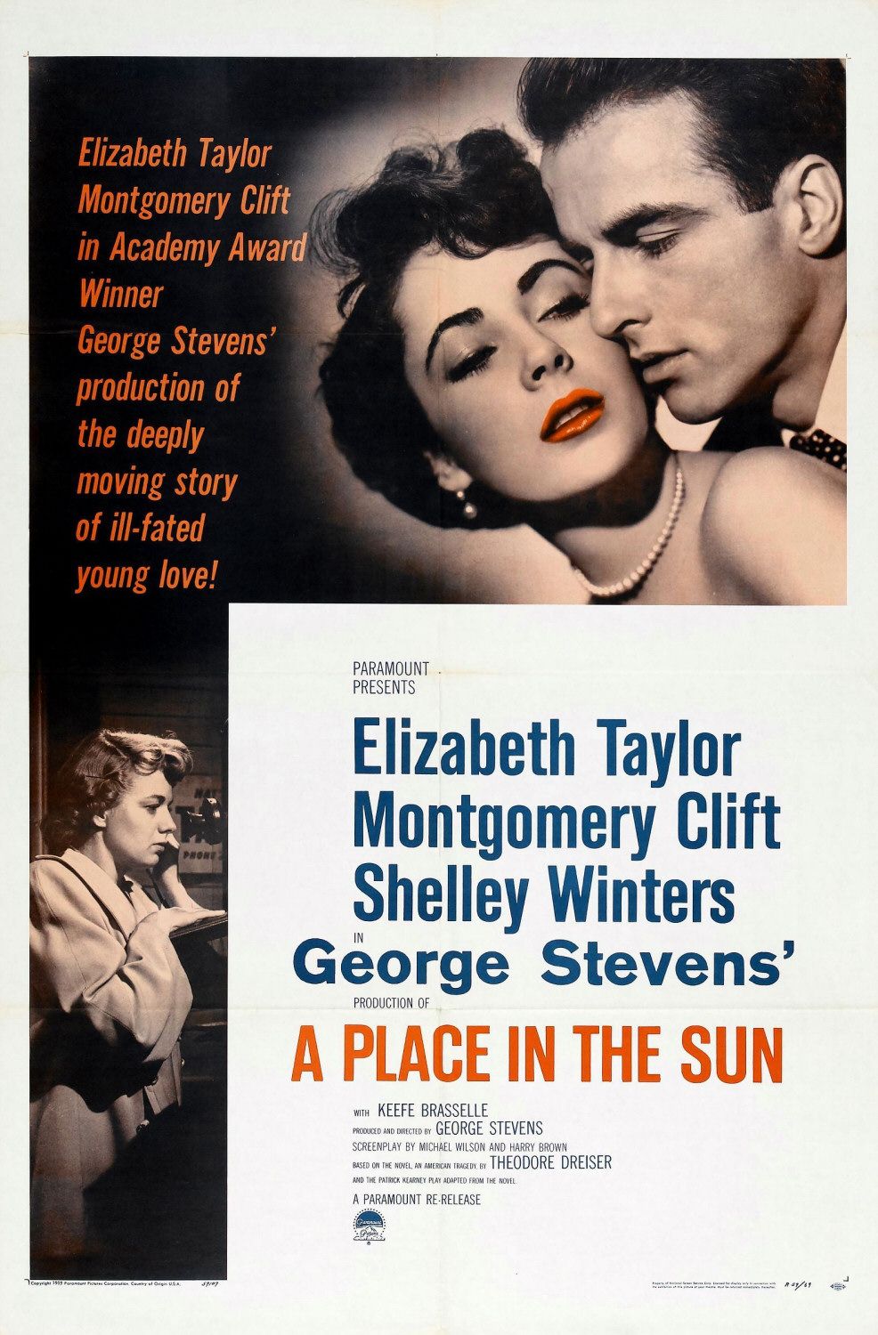 Extra Large Movie Poster Image for A Place in the Sun (#1 of 2)