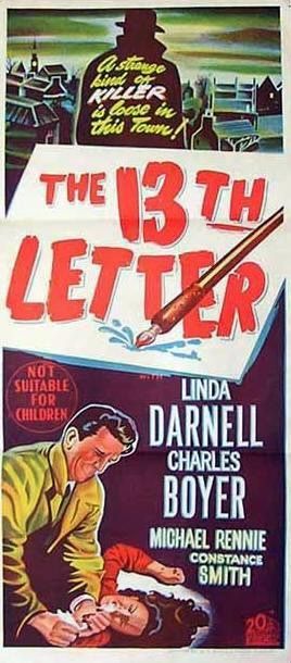 The 13th Letter Movie Poster