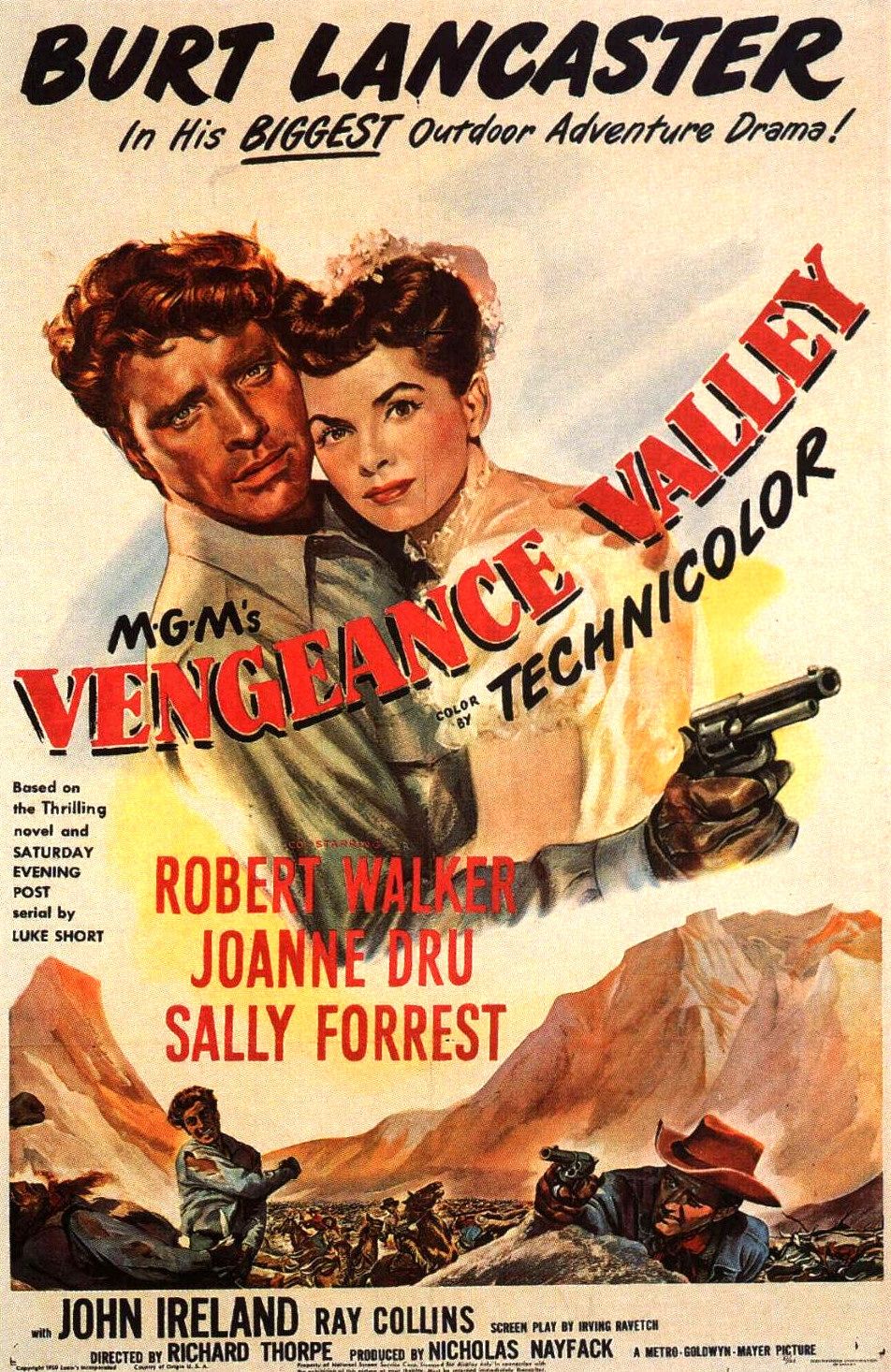 Extra Large Movie Poster Image for Vengeance Valley 