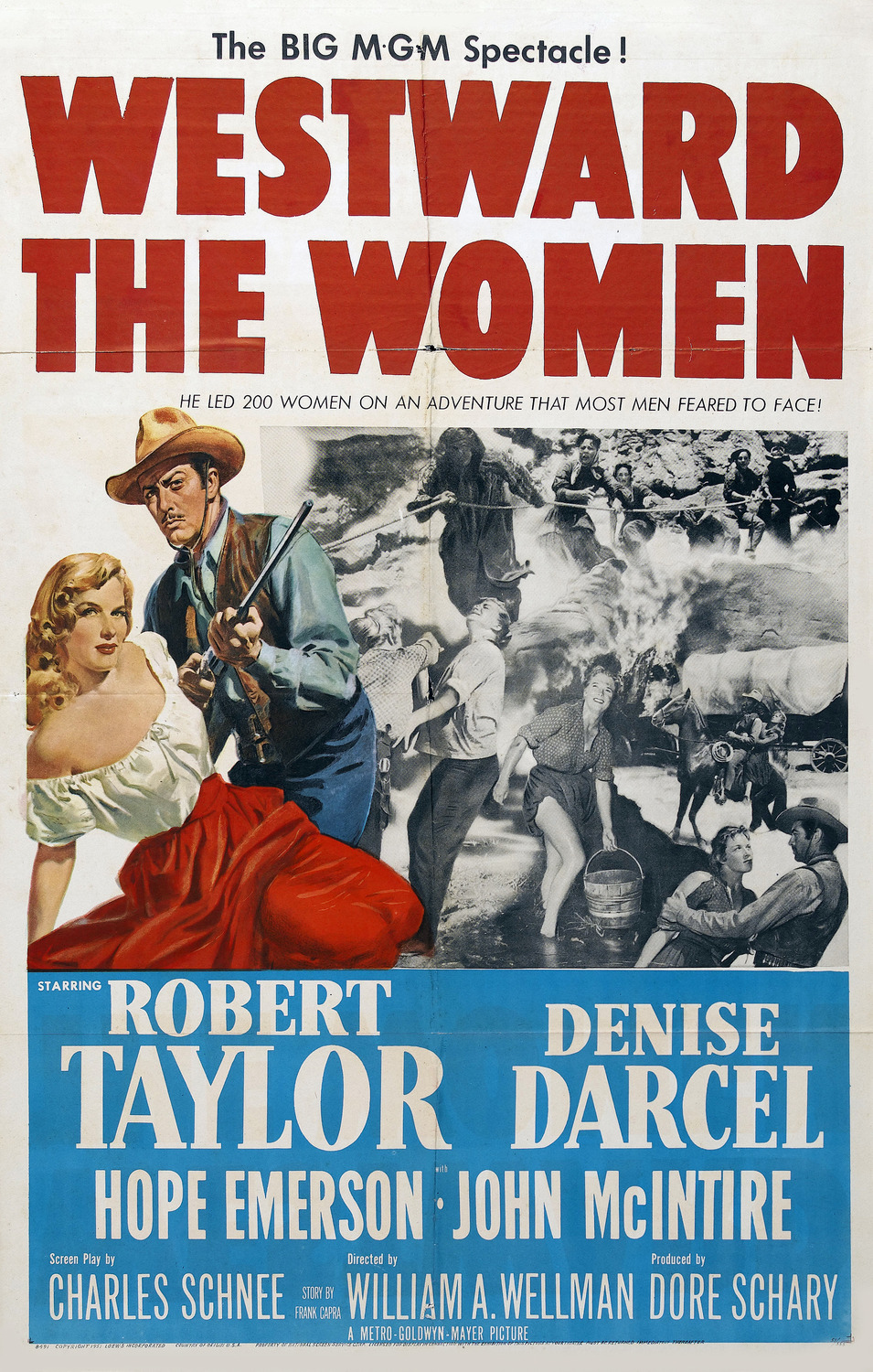 Extra Large Movie Poster Image for Westward the Women (#1 of 2)