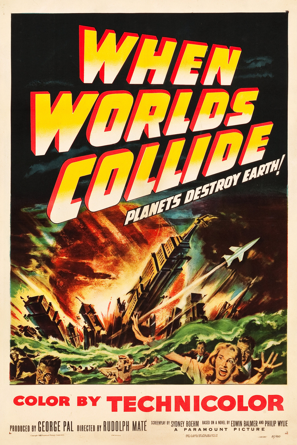 Extra Large Movie Poster Image for When Worlds Collide (#1 of 2)