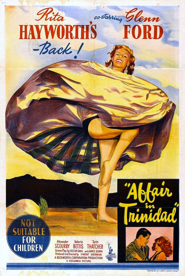 Affair in Trinidad Movie Poster Fridge Magnet