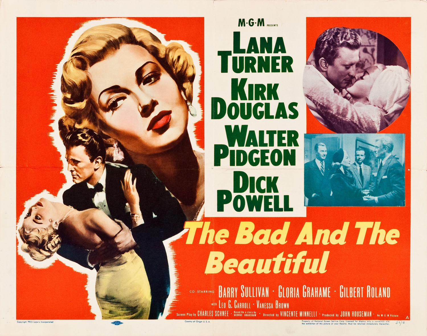 Extra Large Movie Poster Image for The Bad and the Beautiful (#3 of 3)