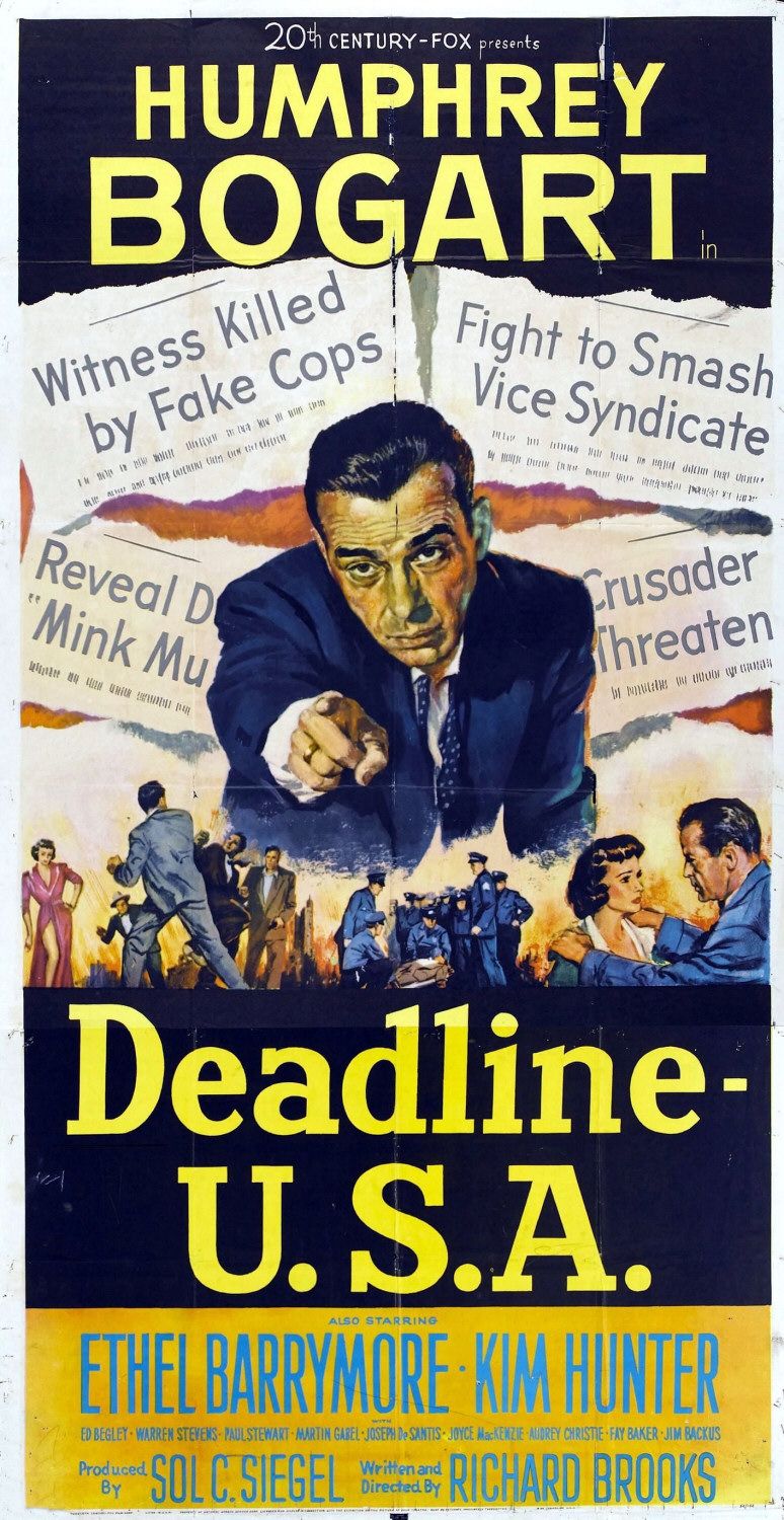 Extra Large Movie Poster Image for Deadline - U.S.A. (#1 of 4)