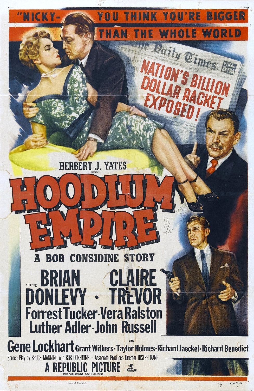 Extra Large Movie Poster Image for Hoodlum Empire 
