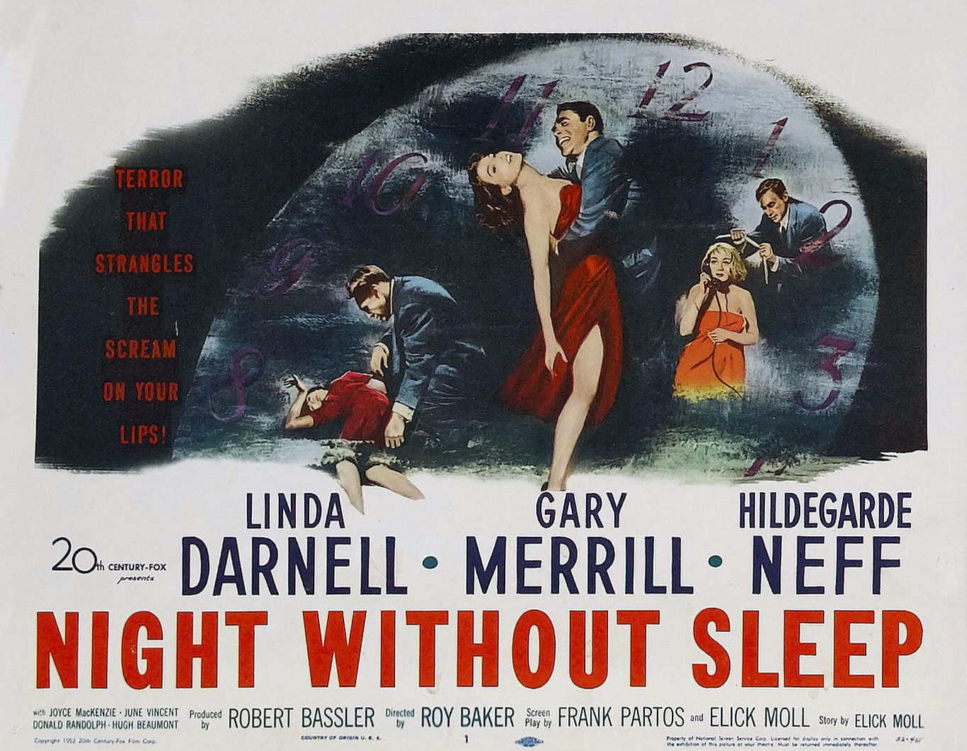 Extra Large Movie Poster Image for Night Without Sleep 