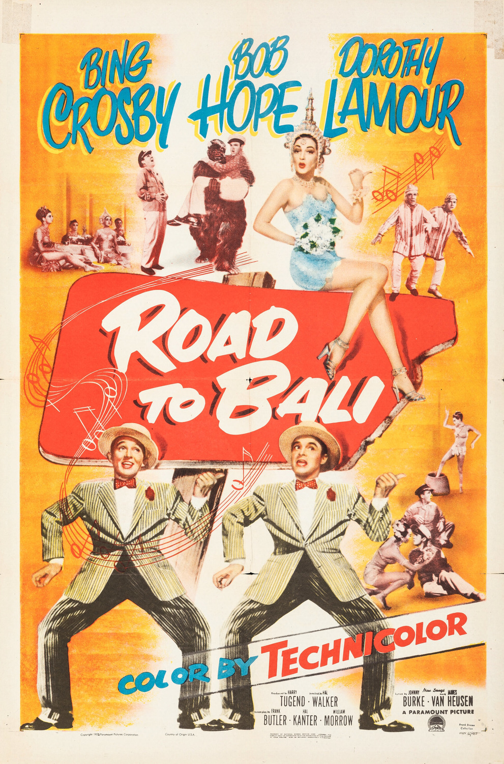 Extra Large Movie Poster Image for Road to Bali 