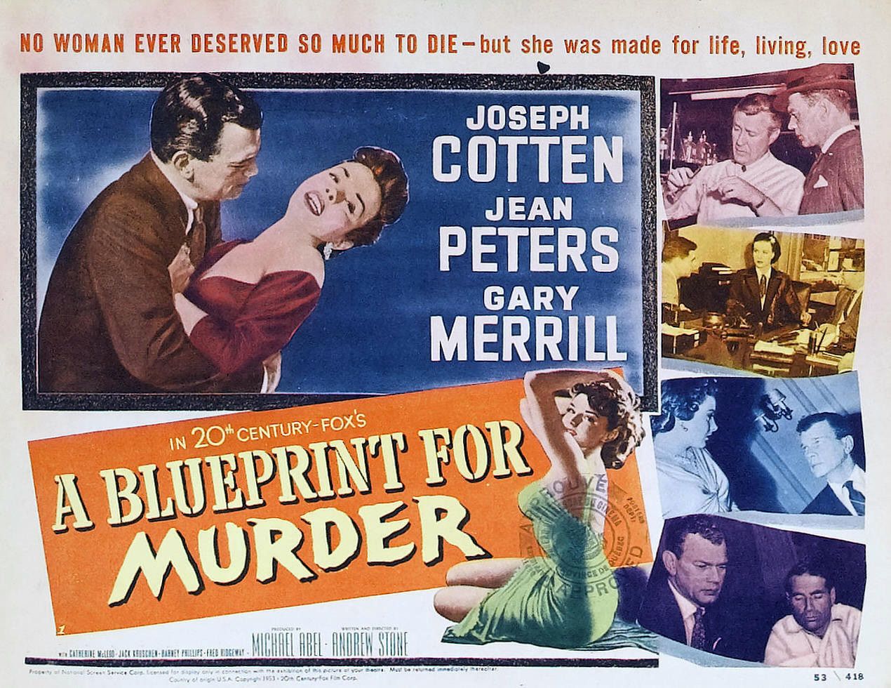 Extra Large Movie Poster Image for A Blueprint for Murder (#2 of 2)