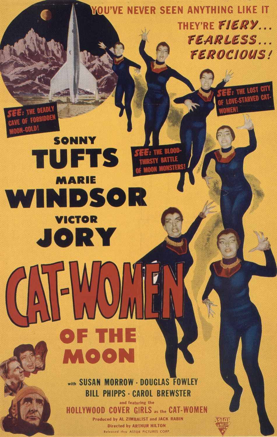 Extra Large Movie Poster Image for Cat-Women of the Moon 