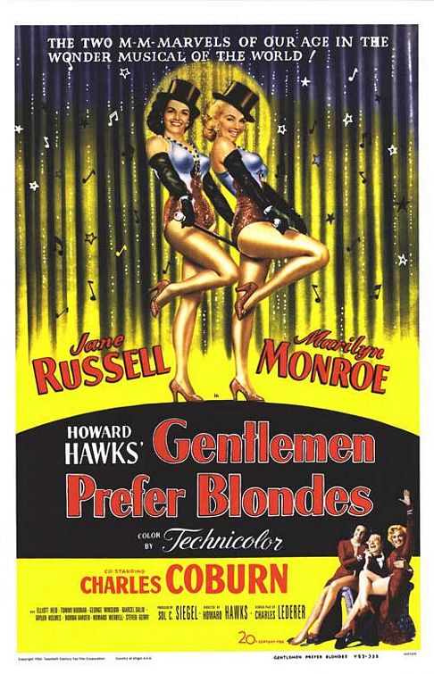 Gentlemen Prefer Blondes Movie Poster