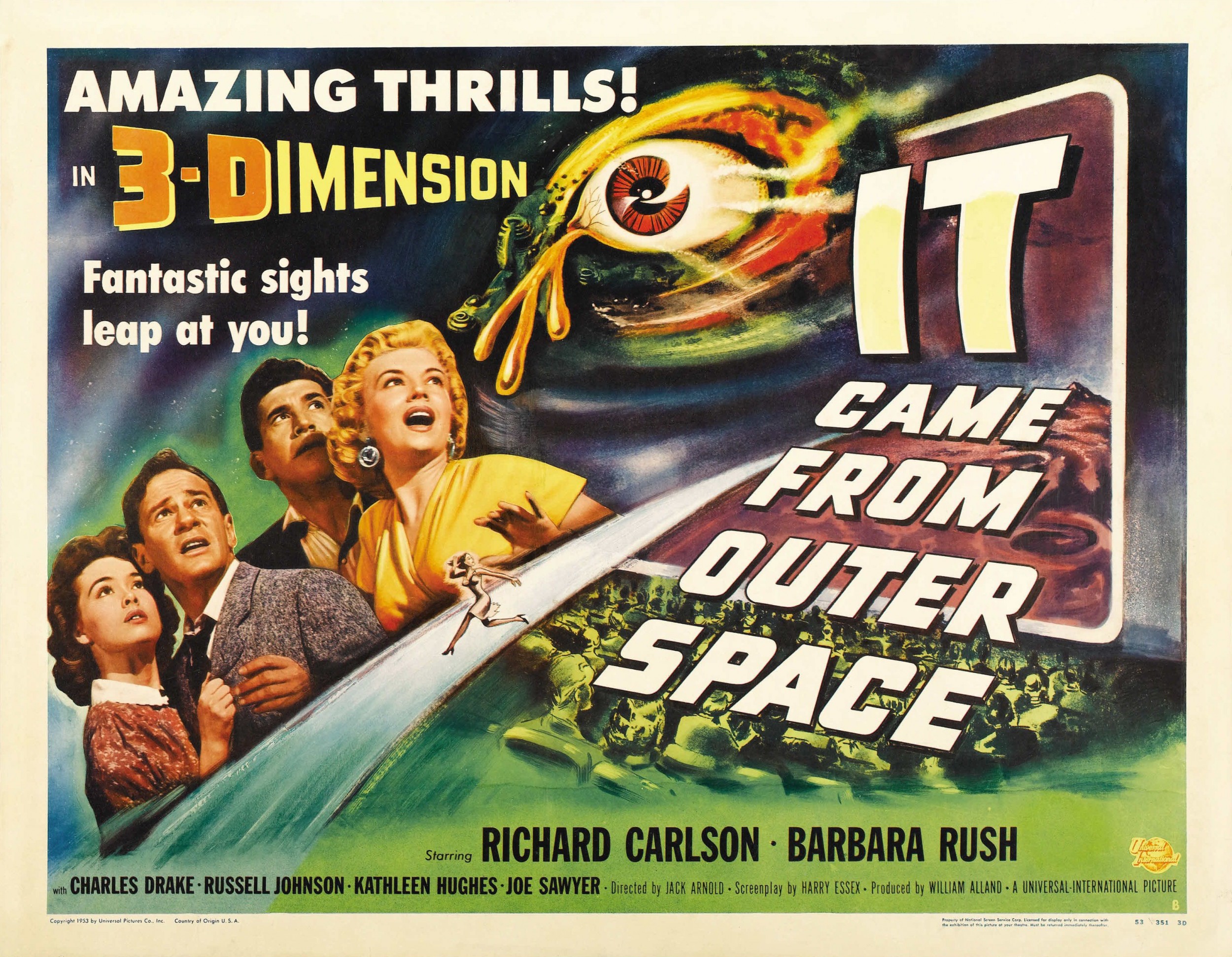 Mega Sized Movie Poster Image for It Came from Outer Space (#5 of 5)