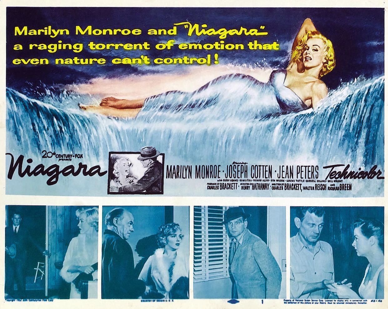 Extra Large Movie Poster Image for Niagara (#3 of 4)