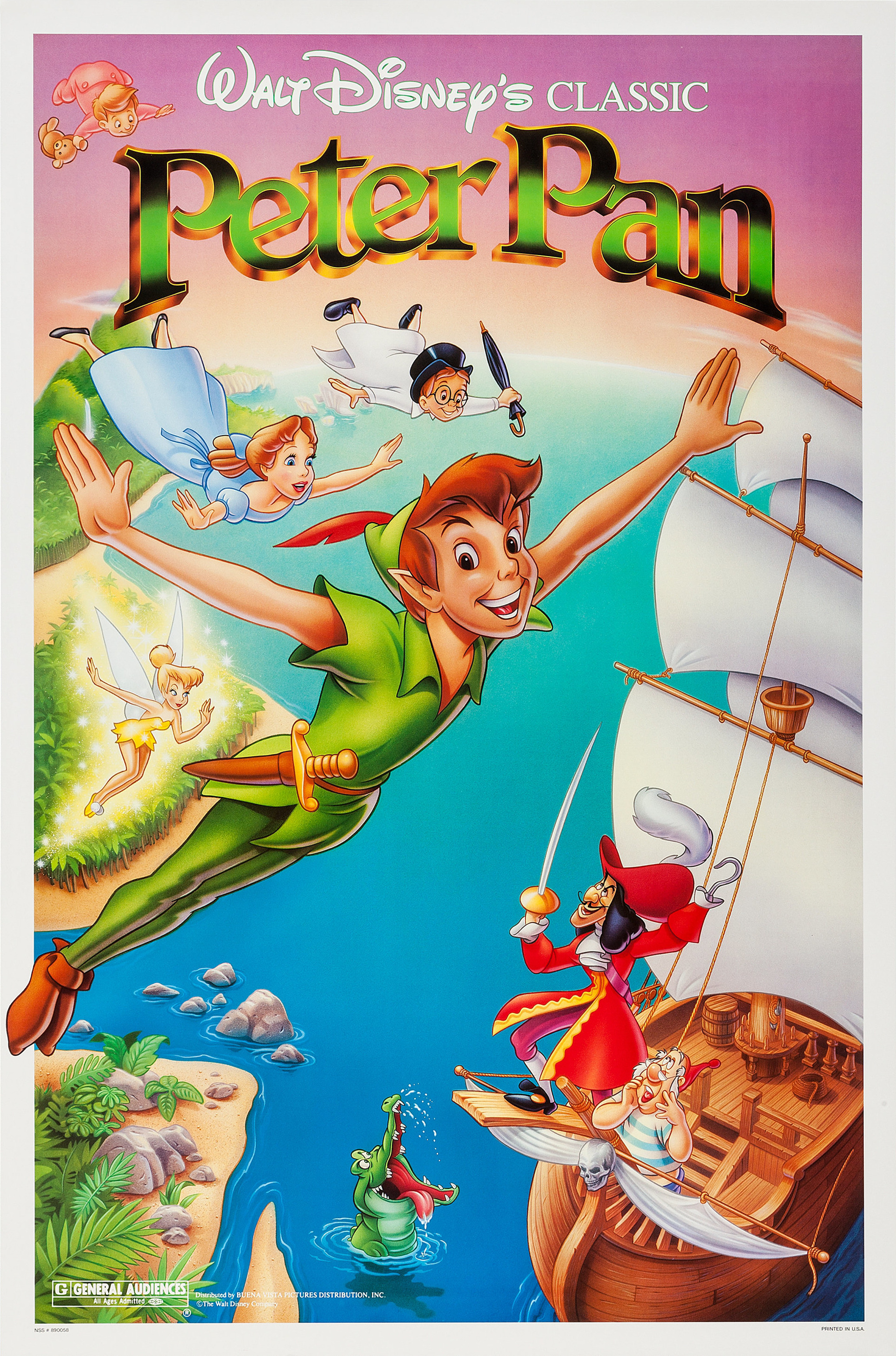 Mega Sized Movie Poster Image for Peter Pan (#4 of 4)