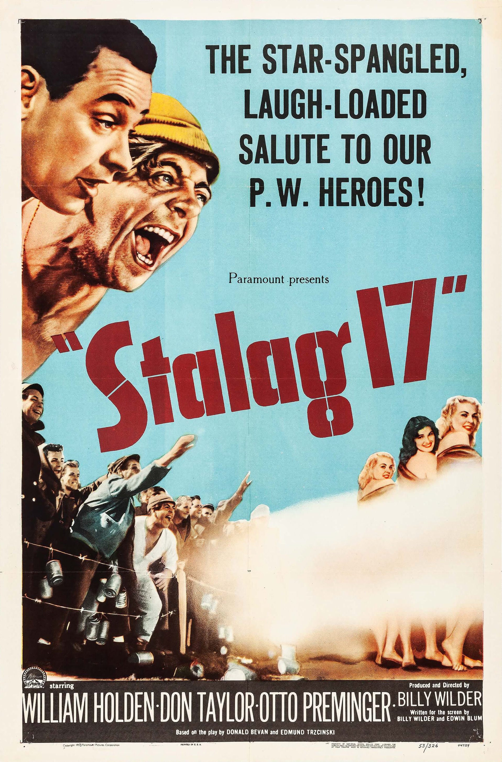 Mega Sized Movie Poster Image for Stalag 17 (#2 of 4)