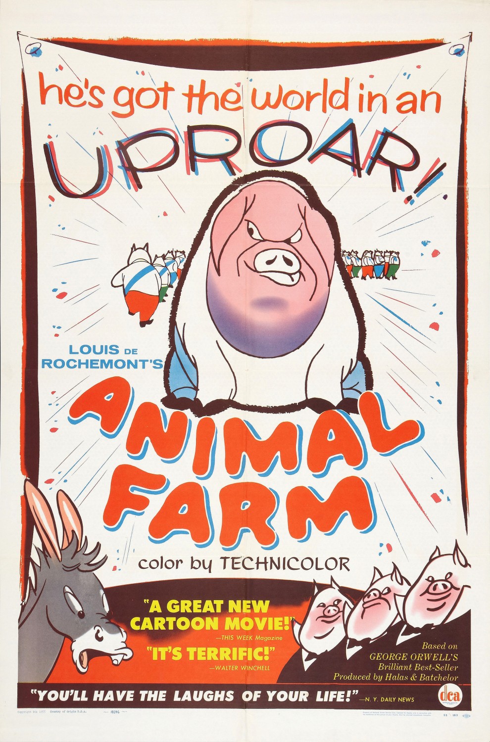 Extra Large Movie Poster Image for Animal Farm 