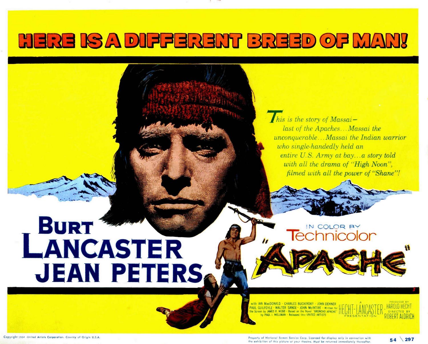Extra Large Movie Poster Image for Apache 