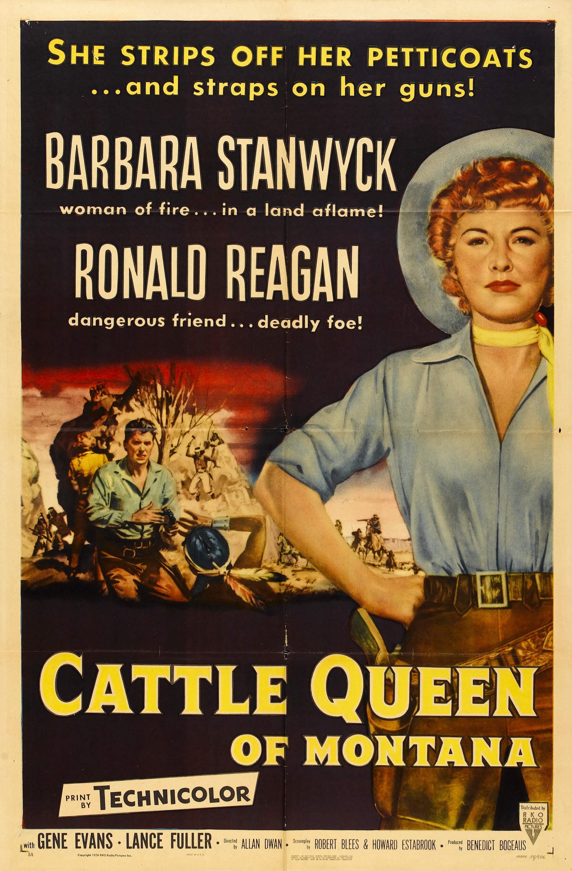 Mega Sized Movie Poster Image for Cattle Queen of Montana 