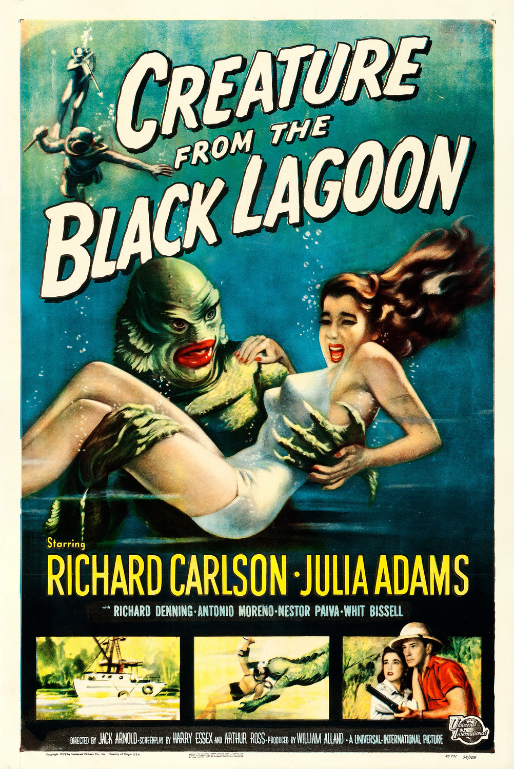 Extra Large Movie Poster Image for Creature from the Black Lagoon (#1 of 5)