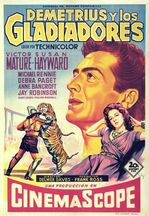 Demetrius and the Gladiators Movie Poster