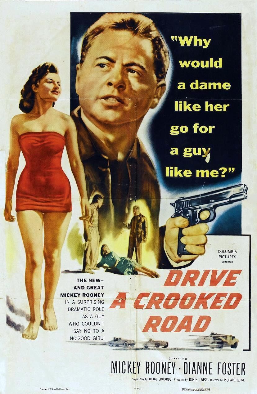 Extra Large Movie Poster Image for Drive a Crooked Road 