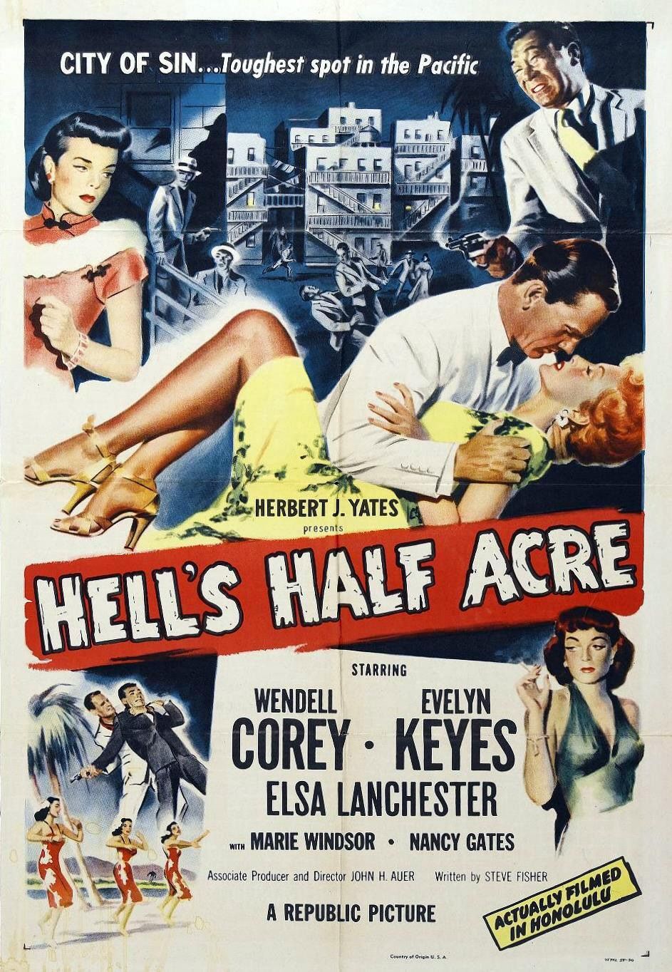 Extra Large Movie Poster Image for Hell's Half Acre 
