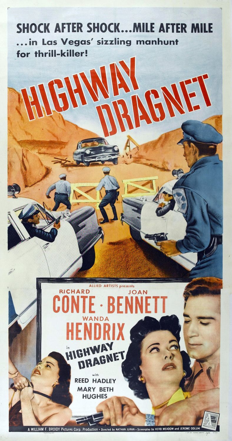 Extra Large Movie Poster Image for Highway Dragnet 