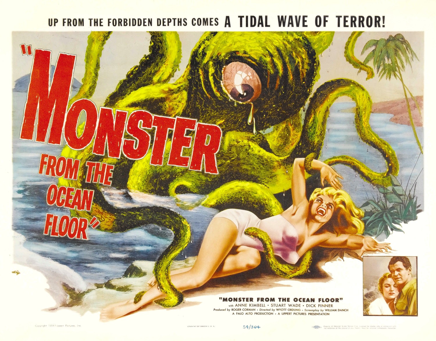 Extra Large Movie Poster Image for Monster from the Ocean Floor (#3 of 3)