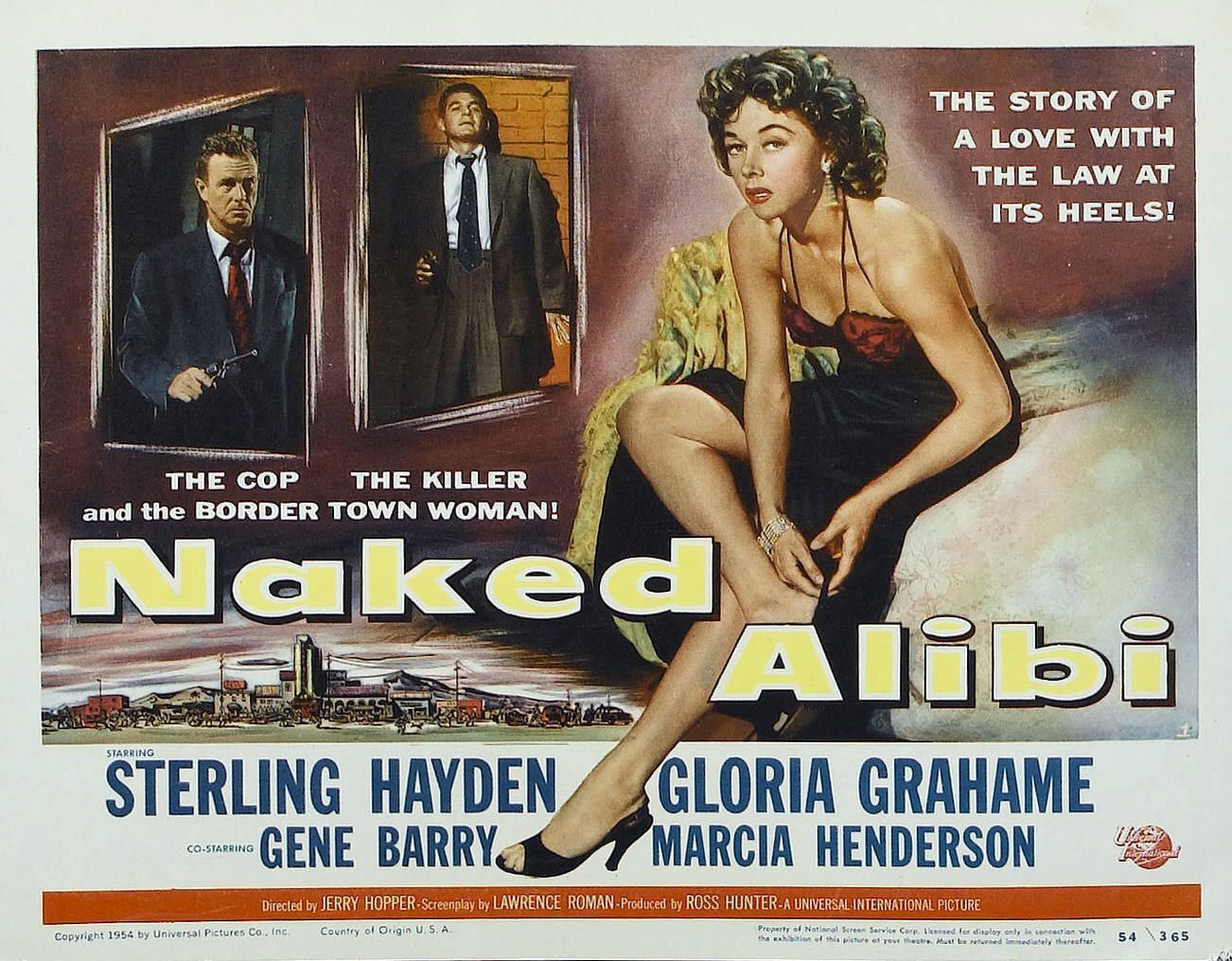 Extra Large Movie Poster Image for Naked Alibi (#2 of 2)