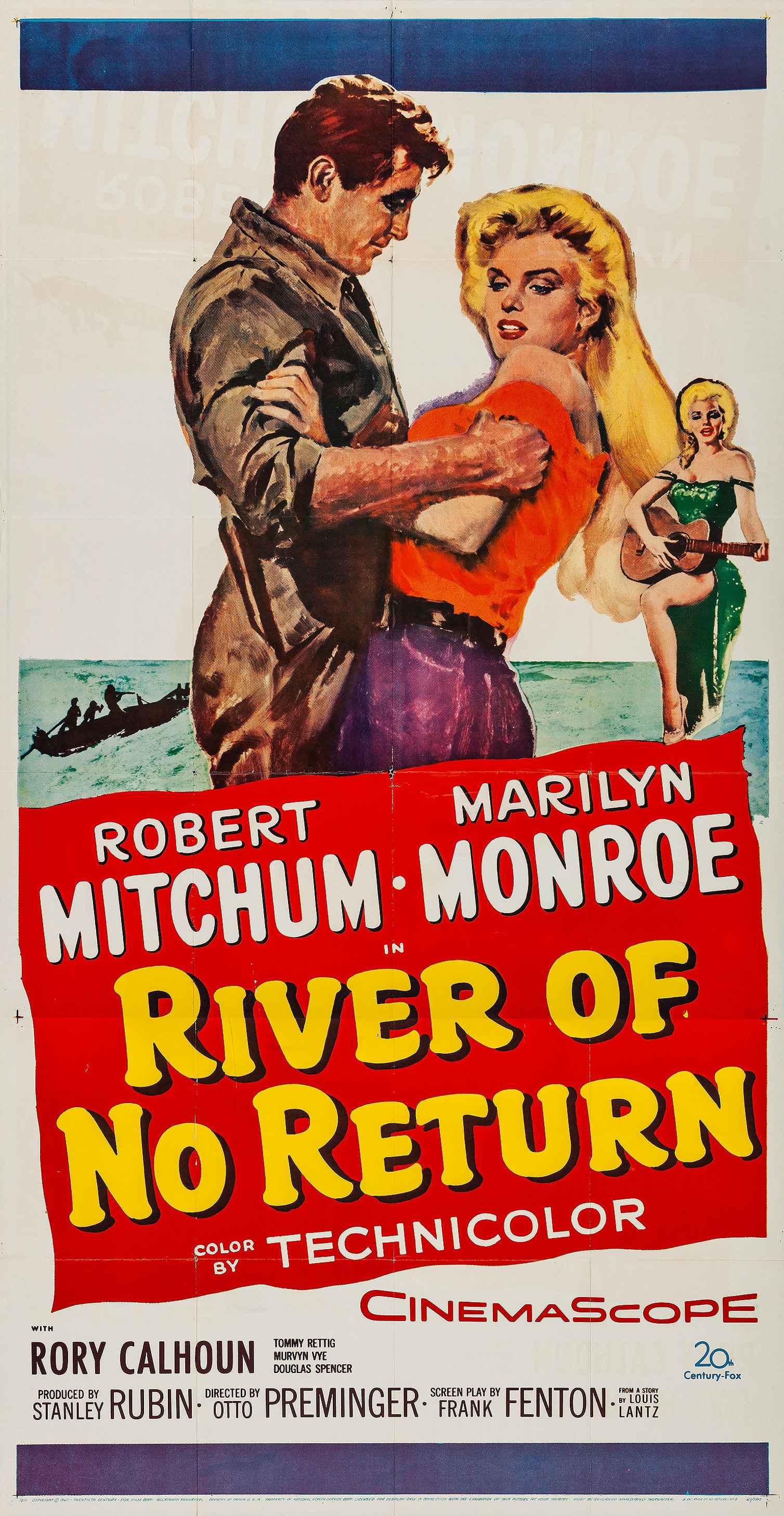 Mega Sized Movie Poster Image for River of No Return (#4 of 14)
