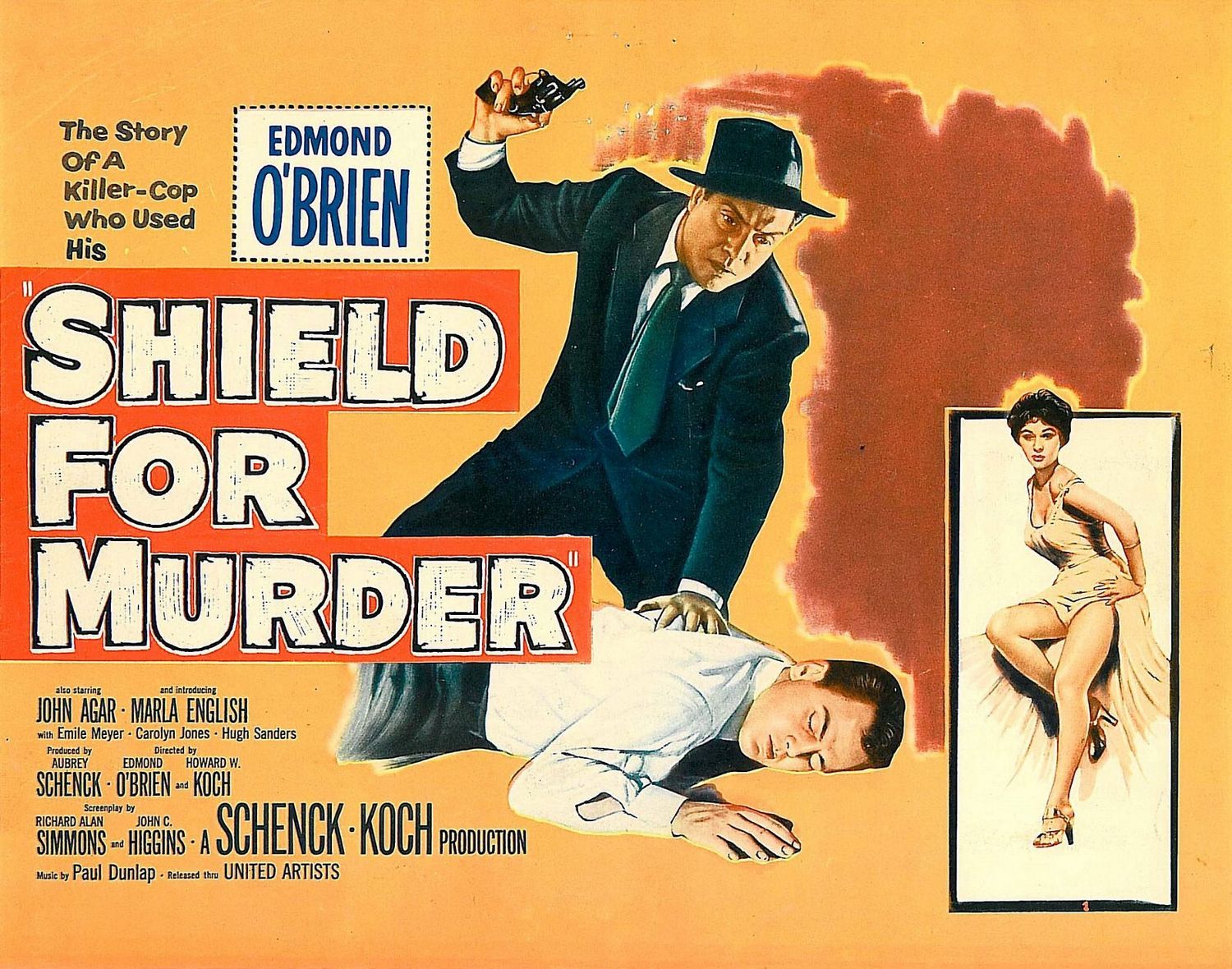 Extra Large Movie Poster Image for Shield for Murder (#2 of 2)