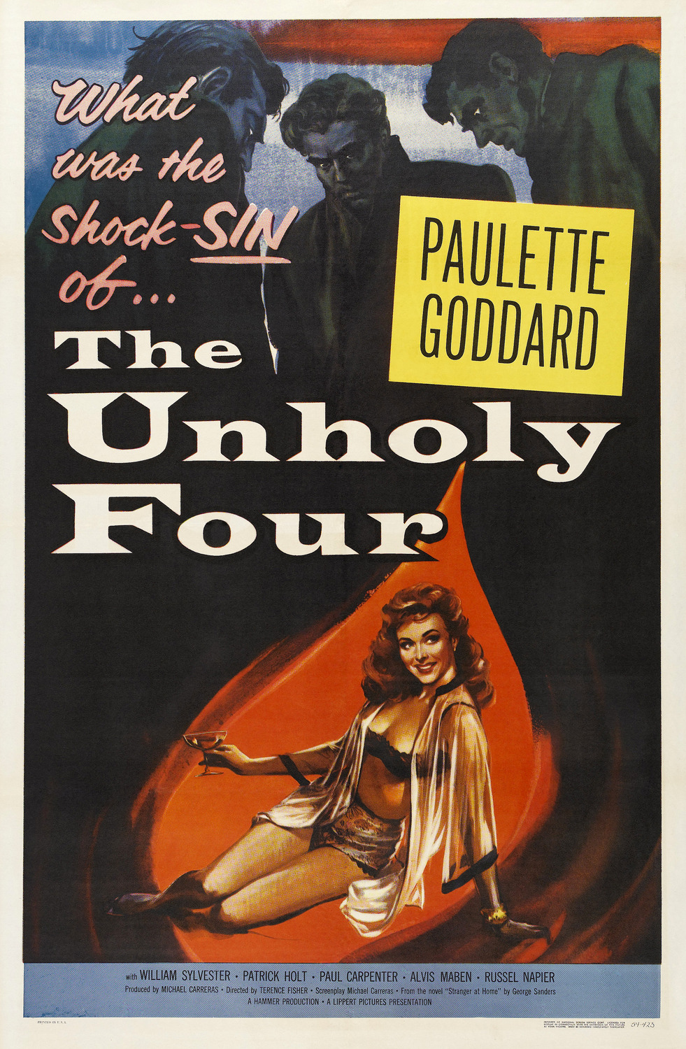 Extra Large Movie Poster Image for The Unholy Four 