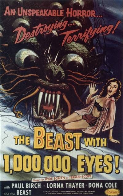 The Beast with a Million Eyes Movie Poster