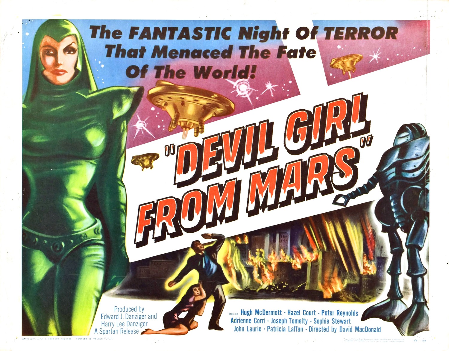 Extra Large Movie Poster Image for Devil Girl from Mars (#2 of 2)