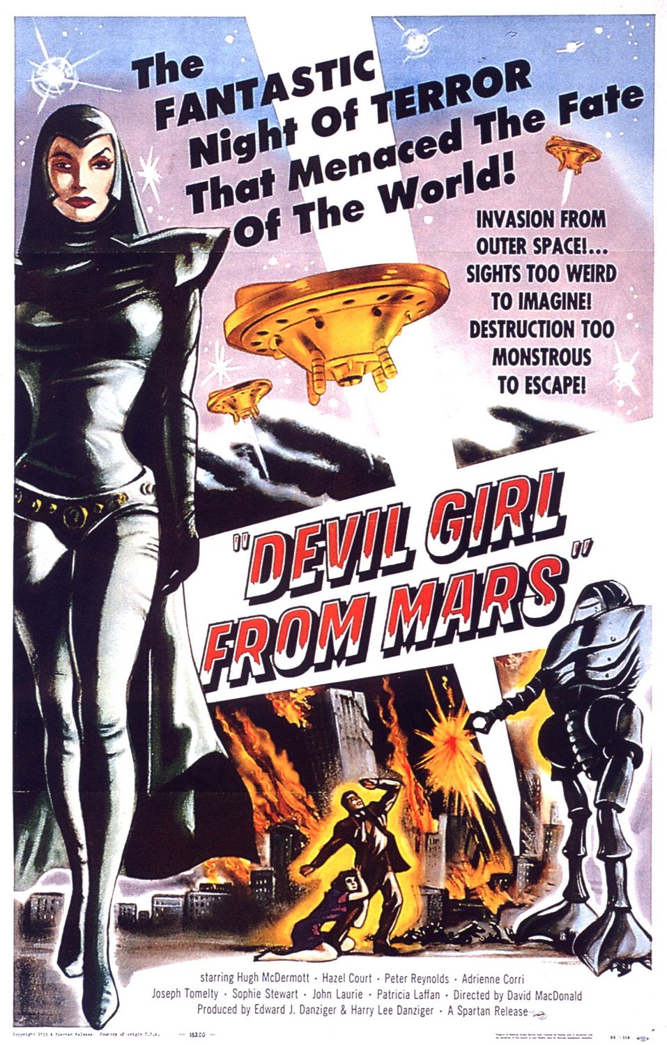 Extra Large Movie Poster Image for Devil Girl from Mars (#1 of 2)