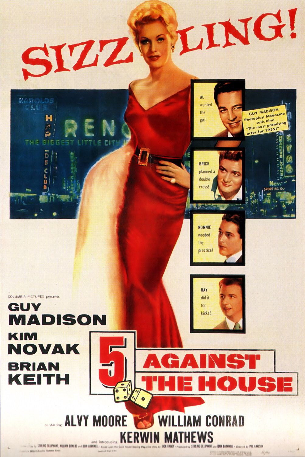 Extra Large Movie Poster Image for 5 Against the House (#1 of 2)