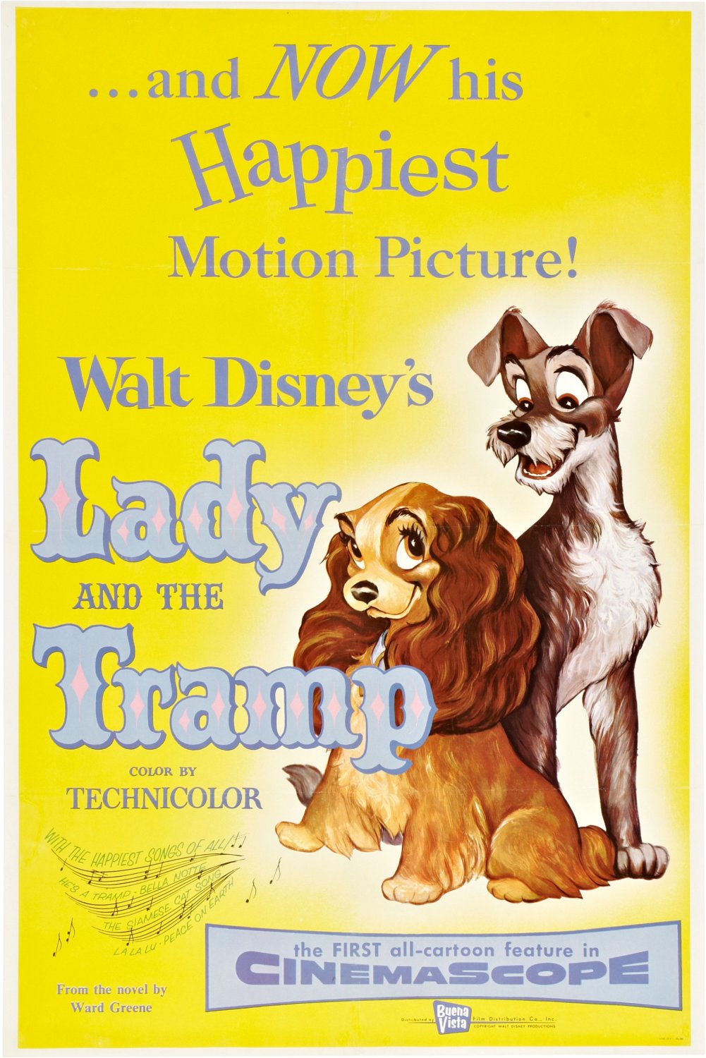 Extra Large Movie Poster Image for Lady and the Tramp (#2 of 7)