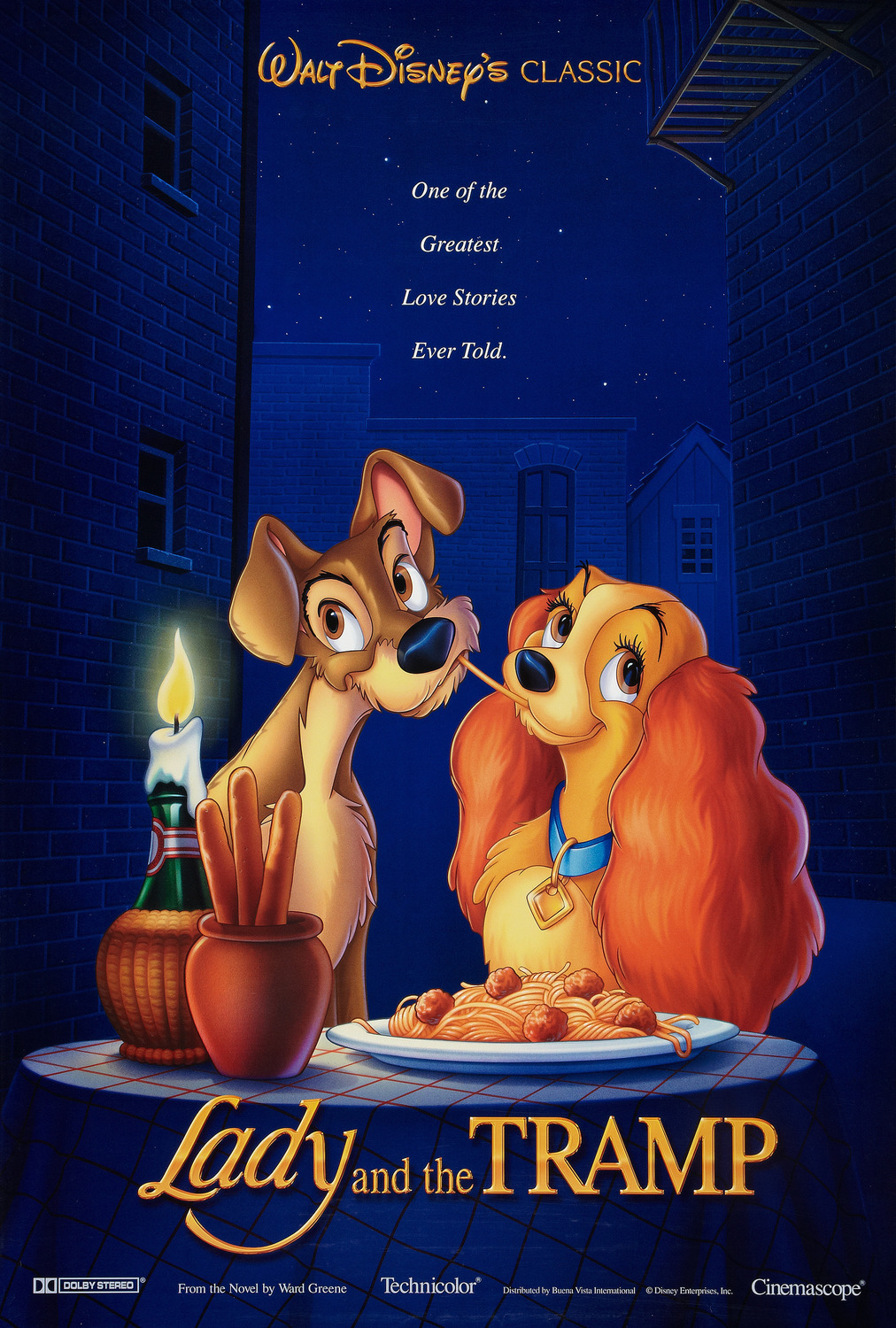 Extra Large Movie Poster Image for Lady and the Tramp (#7 of 7)
