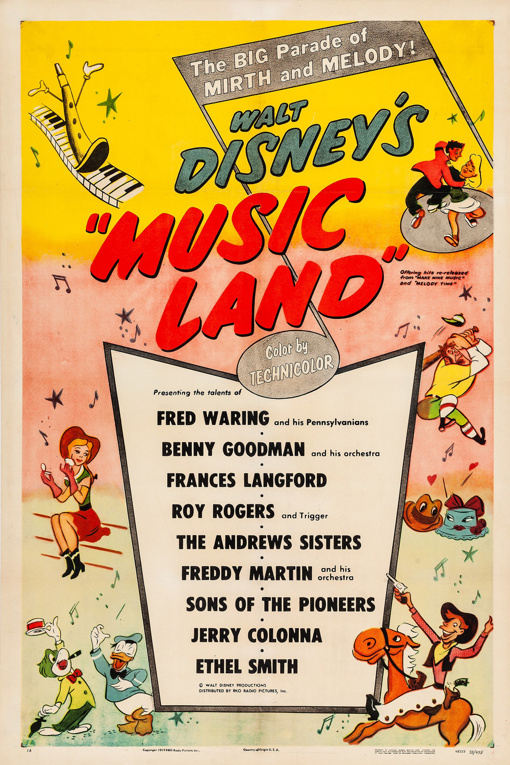Extra Large Movie Poster Image for Music Land 