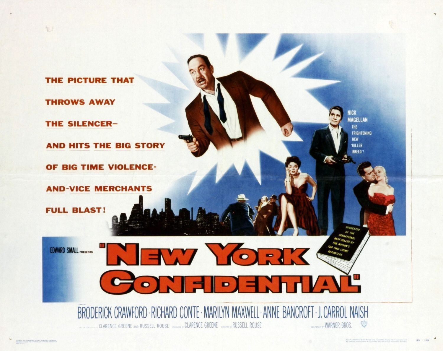 Extra Large Movie Poster Image for New York Confidential (#2 of 2)