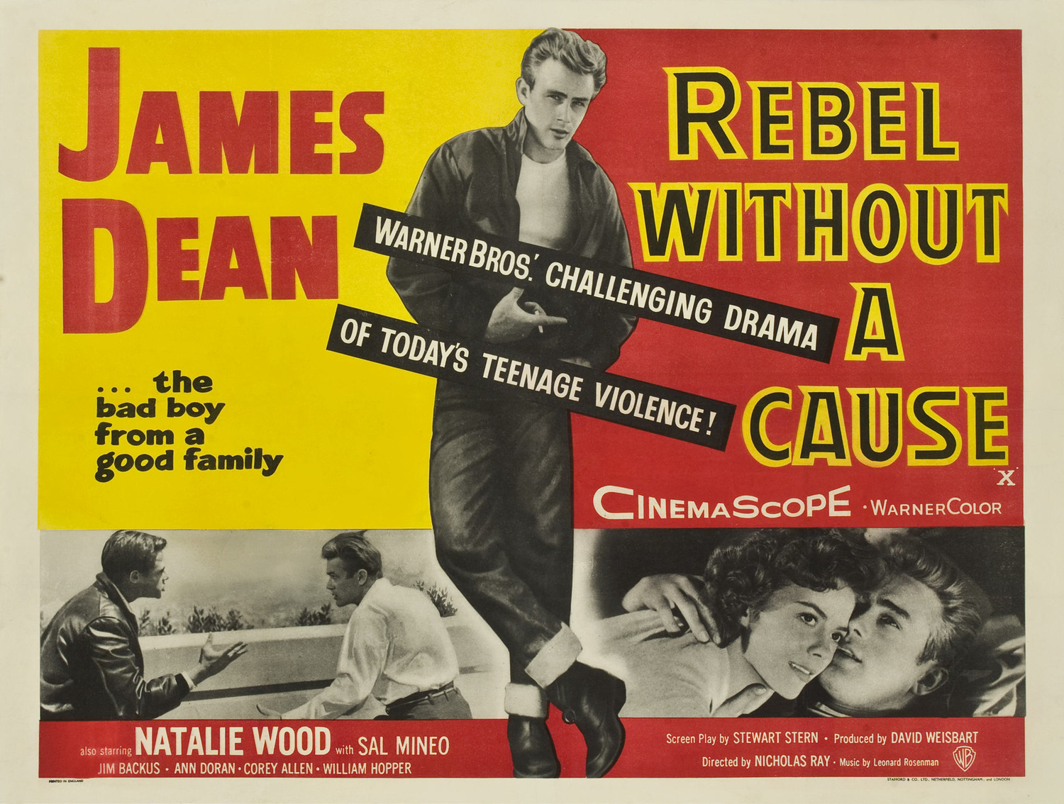 Extra Large Movie Poster Image for Rebel Without a Cause (#6 of 15)