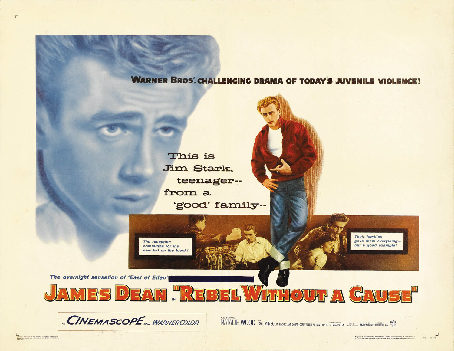Extra Large Movie Poster Image for Rebel Without a Cause (#8 of 15)