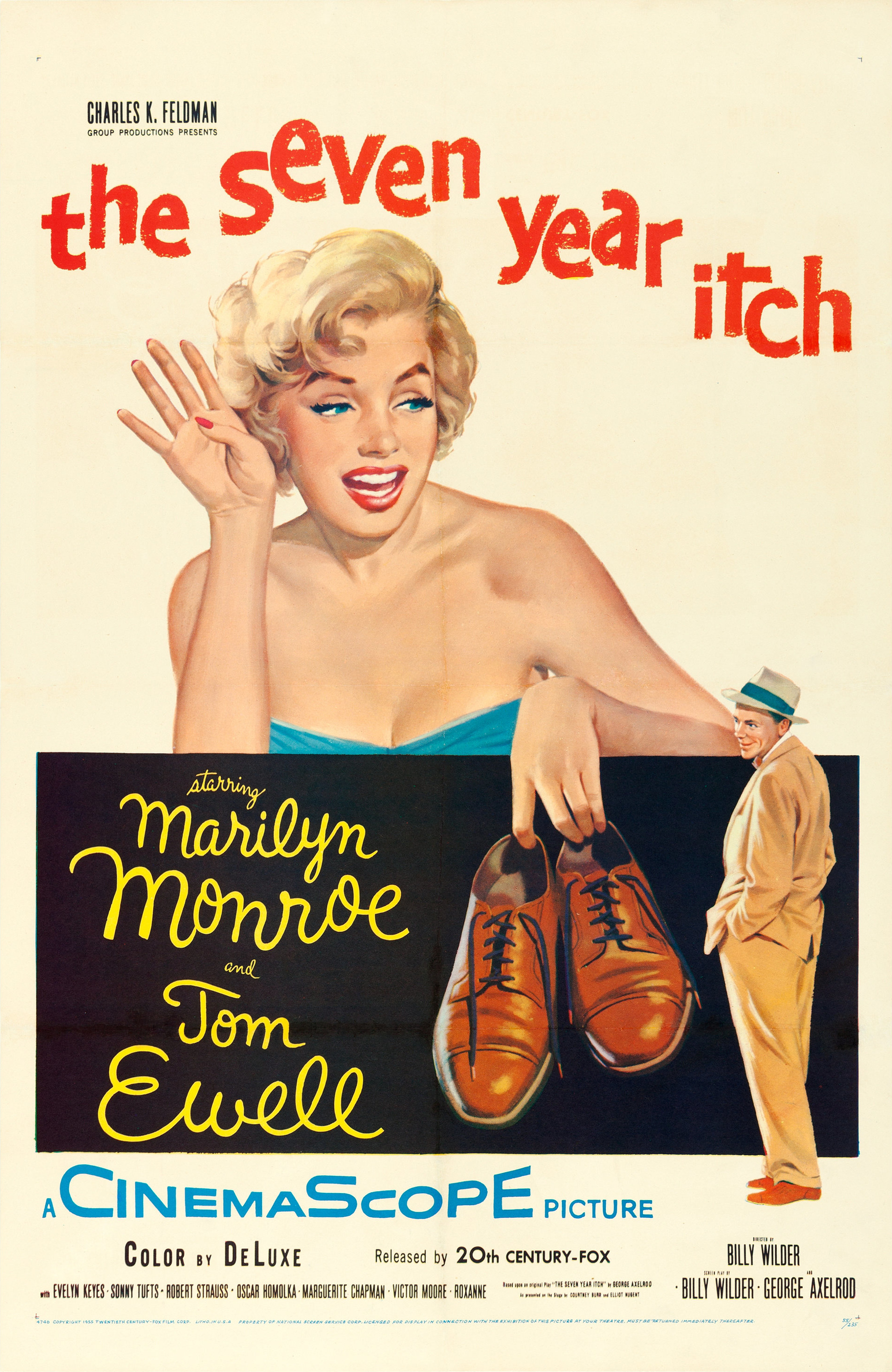 Mega Sized Movie Poster Image for The Seven Year Itch (#1 of 18)