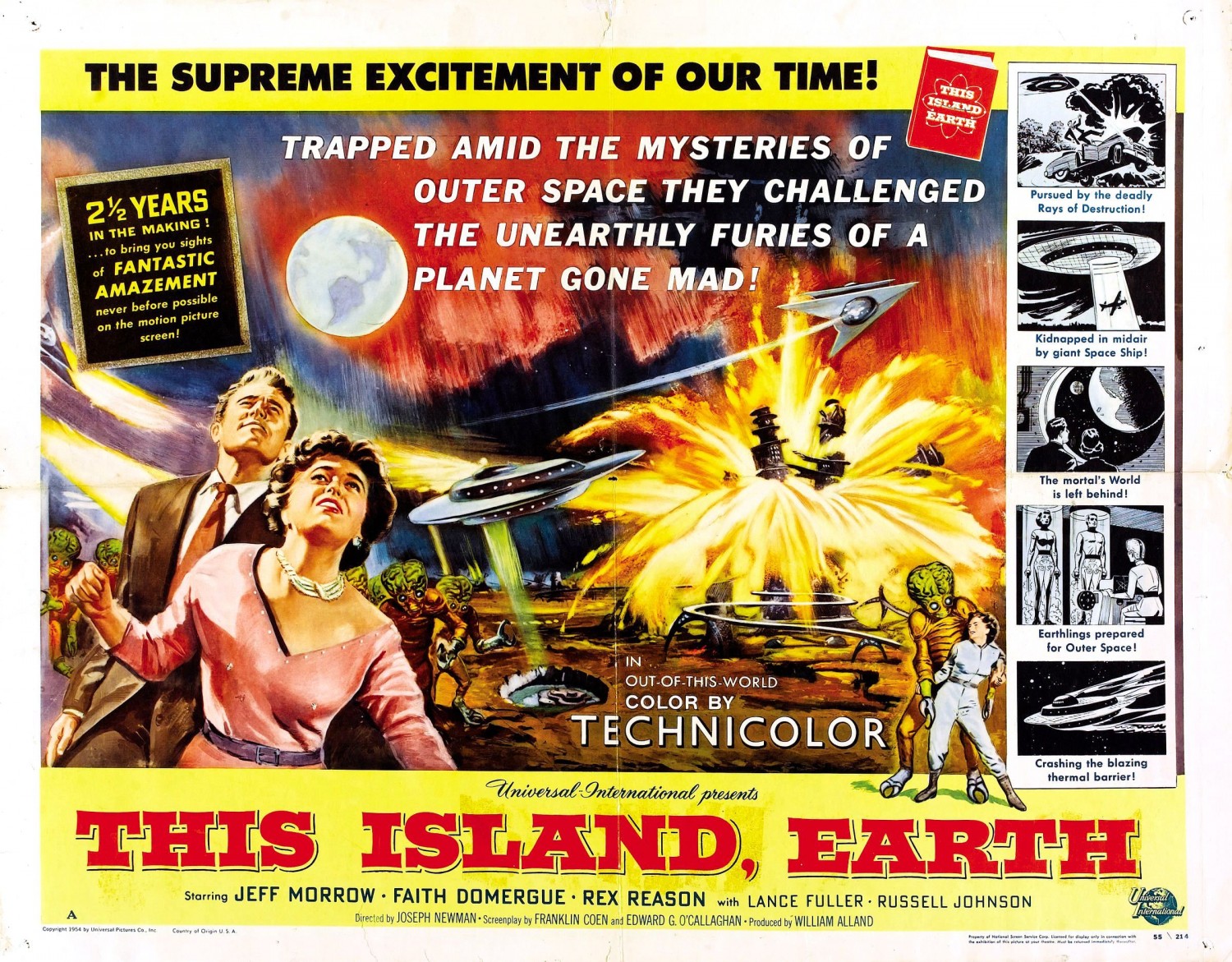 Extra Large Movie Poster Image for This Island Earth (#3 of 9)