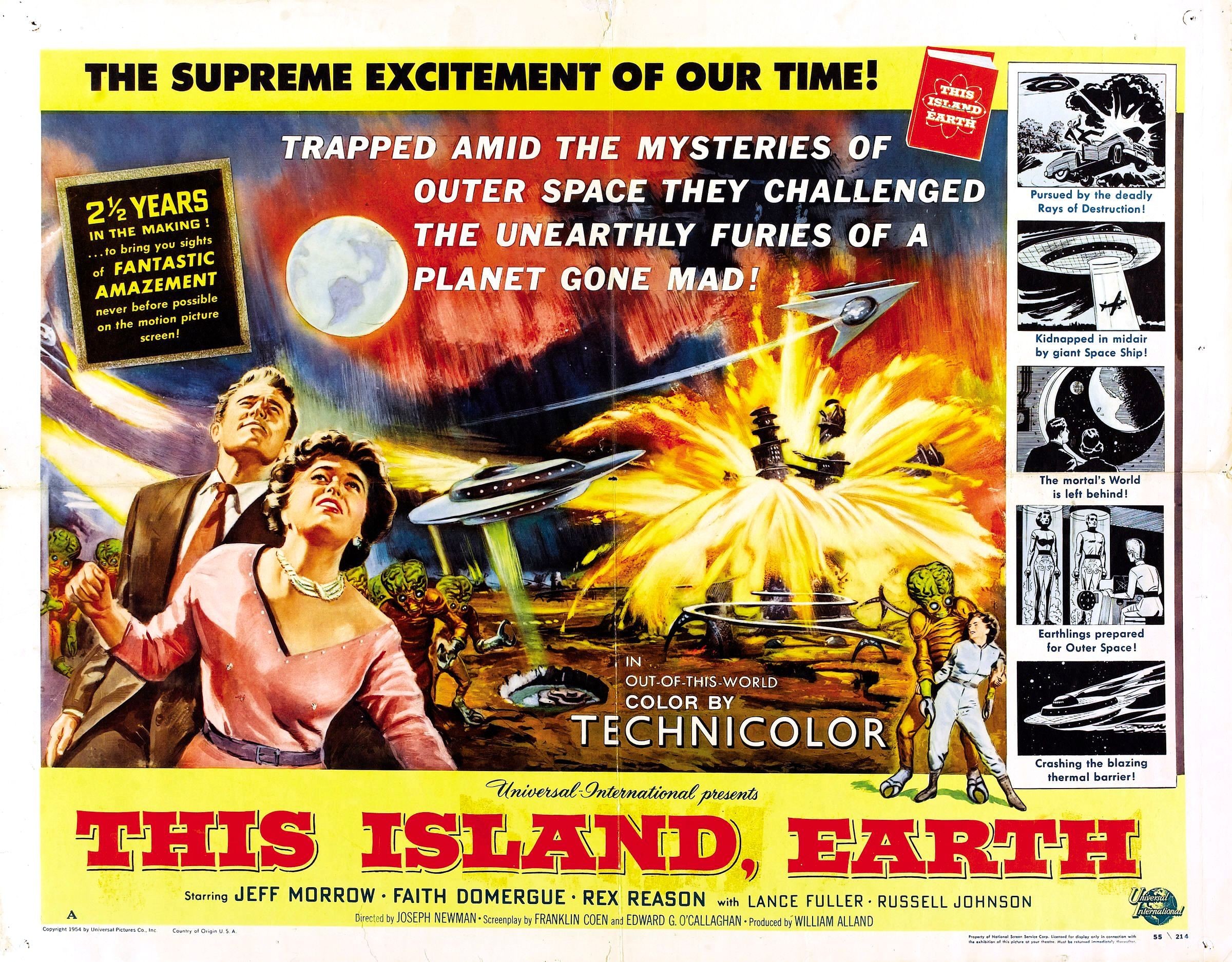 Mega Sized Movie Poster Image for This Island Earth (#3 of 9)
