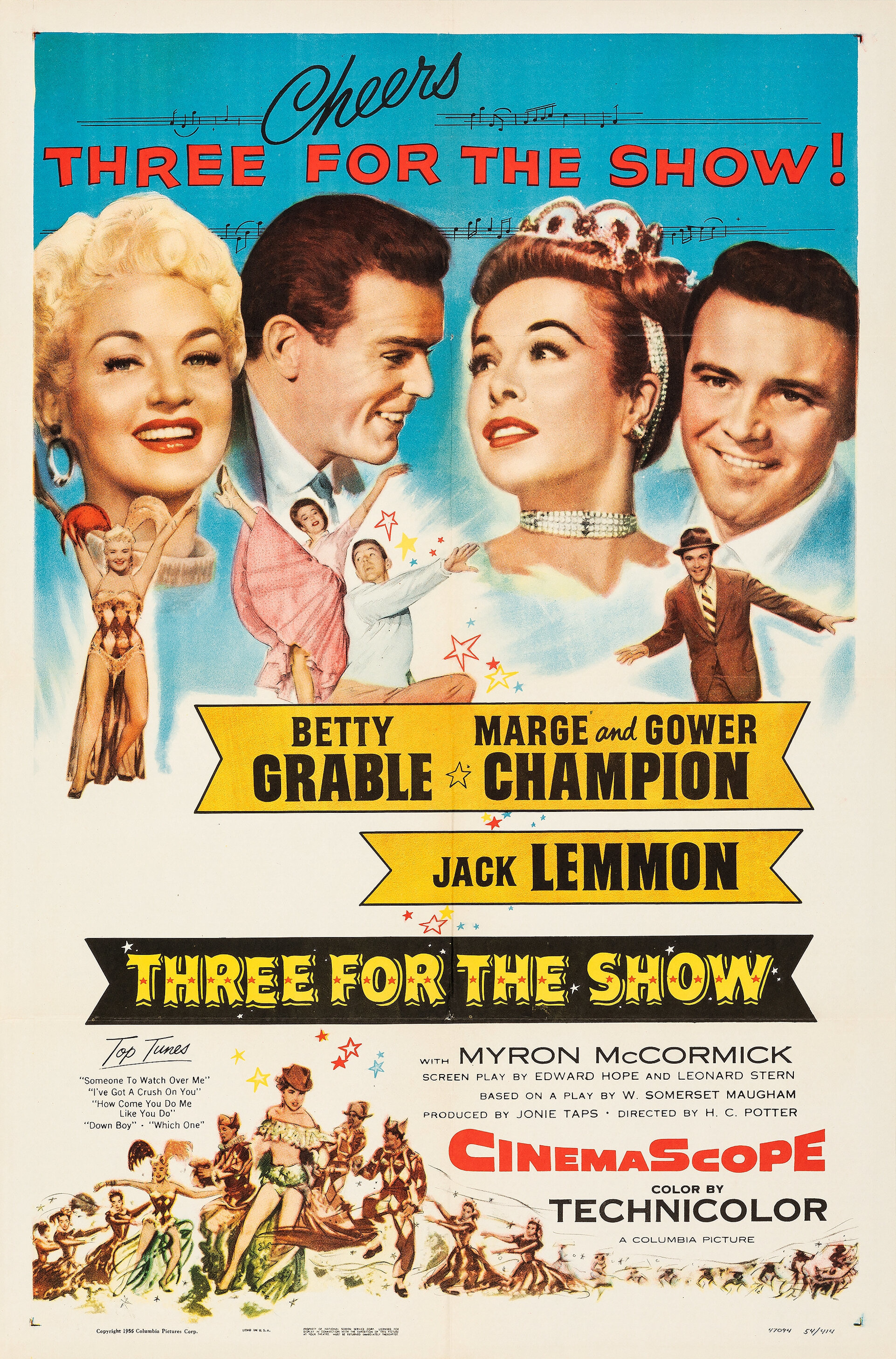 Mega Sized Movie Poster Image for Three for the Show 