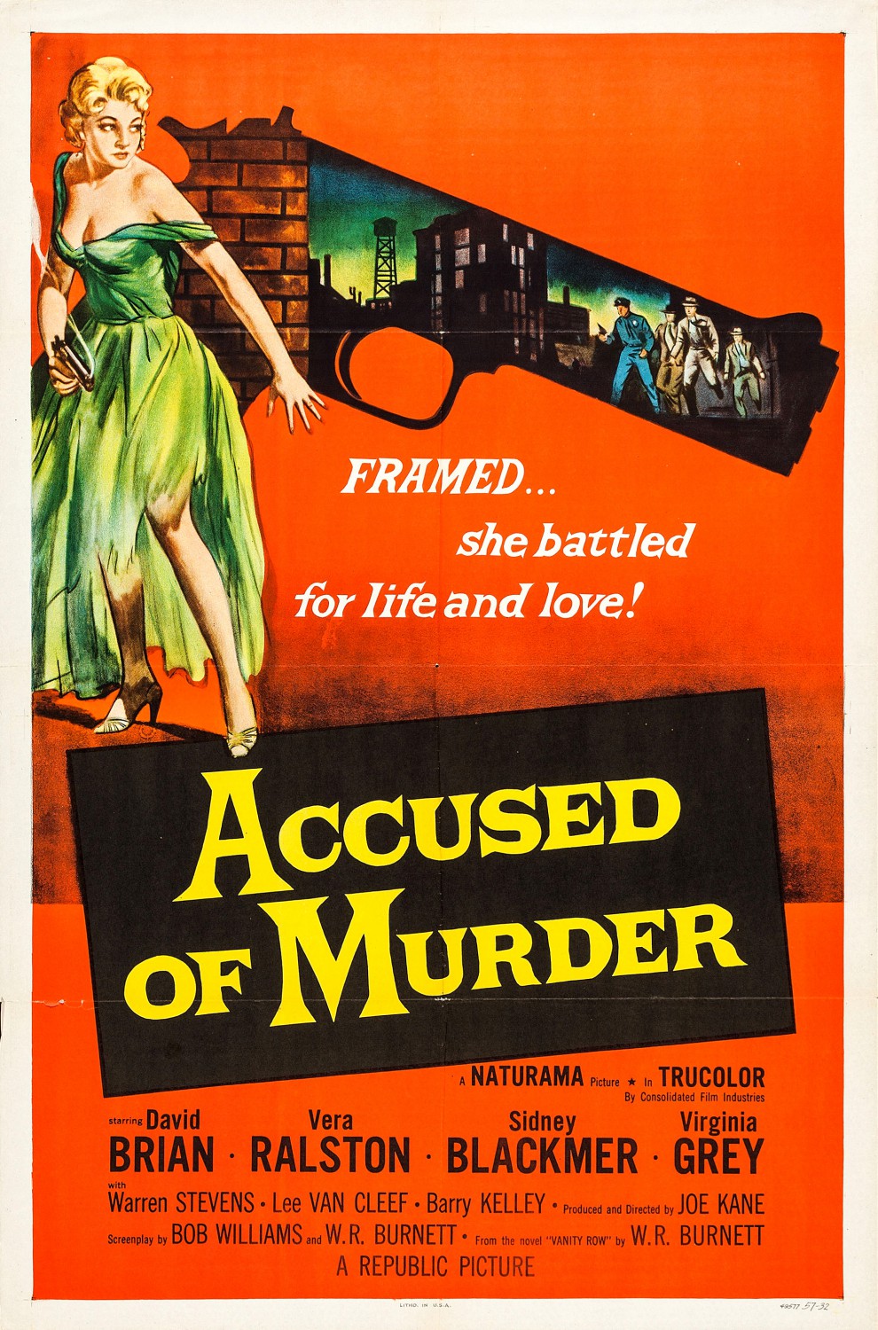Extra Large Movie Poster Image for Accused of Murder 