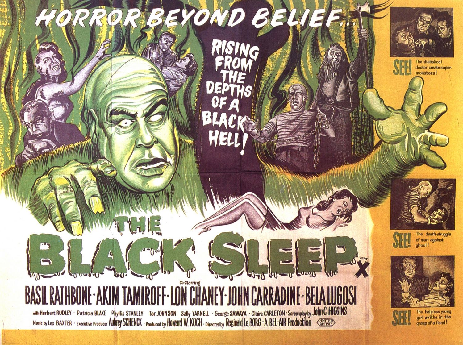 Extra Large Movie Poster Image for The Black Sleep (#1 of 2)